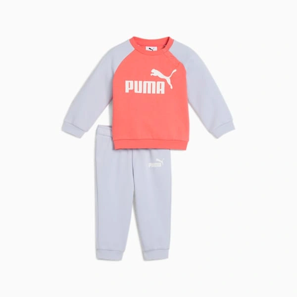 PUMA Minicats: Uroczy Zestaw Raglan i Spodnie dla Malucha – Komfort i Styl w Jednym!